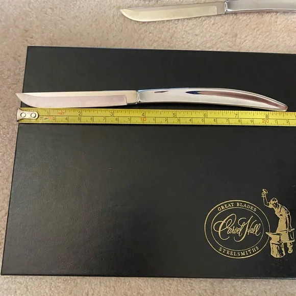 Vintage (but never used) Set of Six Stainless Steel Steak Knives - Picture 7 of 8